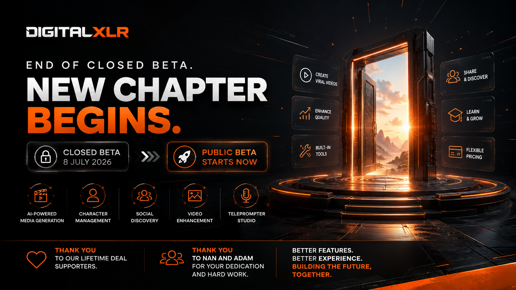 The End of DigitalXLR Closed Beta - And the Beginning of Public Beta