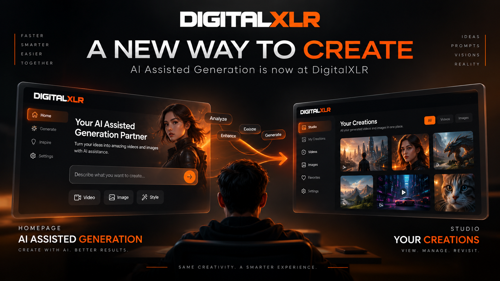 DigitalXLR Homepage Update: Introducing AI-Assisted Generation